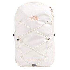 💯New arrival-The North Face Women's Jester Backpack/Color: White/Metallic Gold